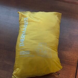 Vibrant Yellow Gold Thermarest insulated Poncho